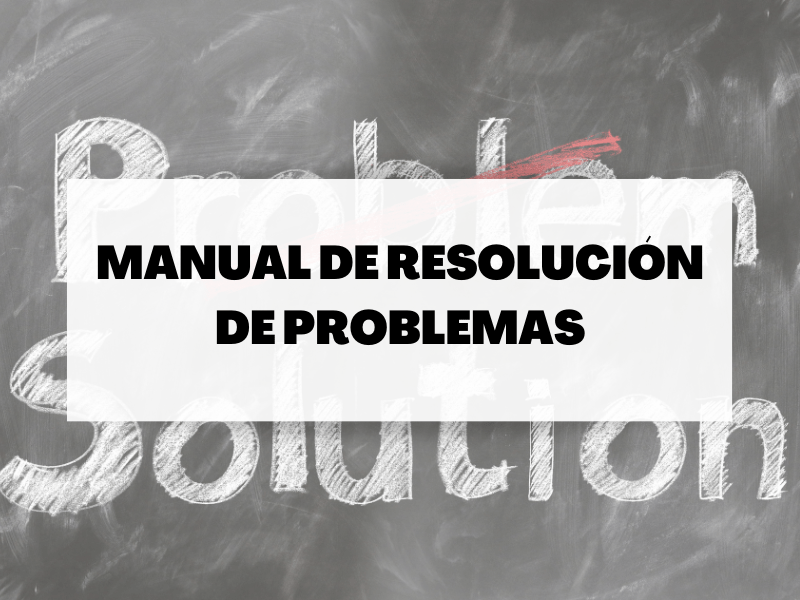 Manual de resolución de problemas